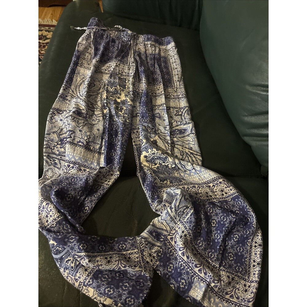 Artisan paisley beach Pants Women’s size Xs  lightweight summer comfort multi